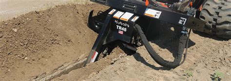 kubota tr series trencher